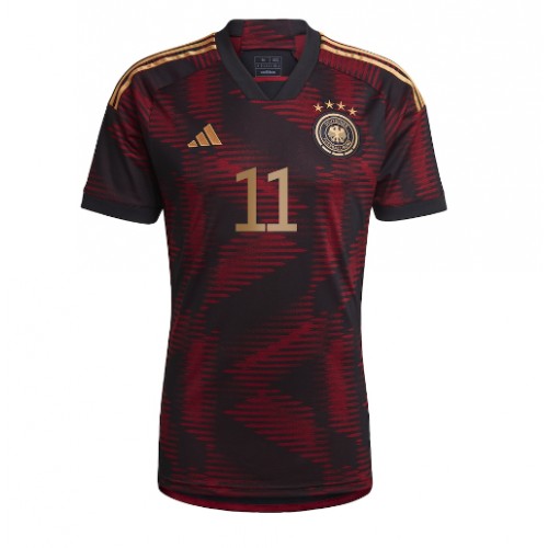 Tyskland Mario Gotze #11 Replika Udebanetrøje VM 2022 Kortærmet